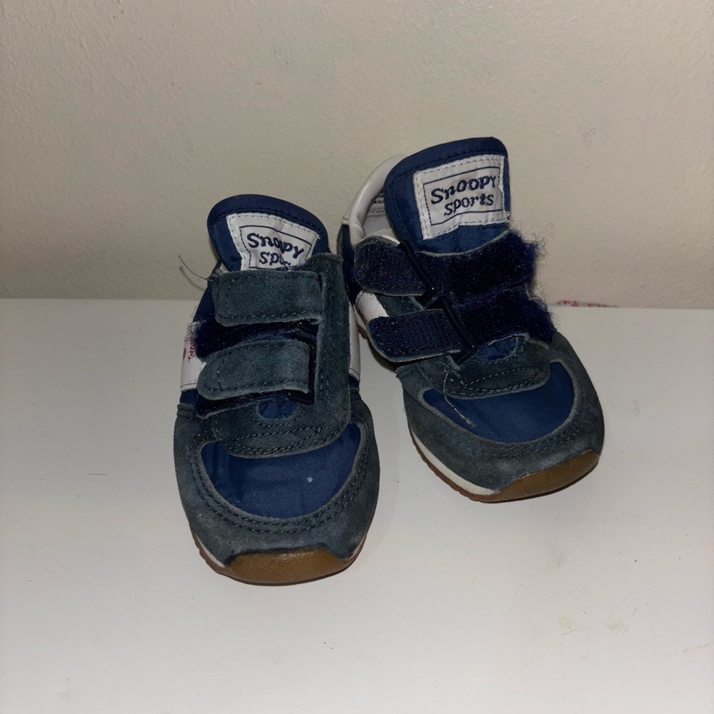 Blue and White Classic Sneakers